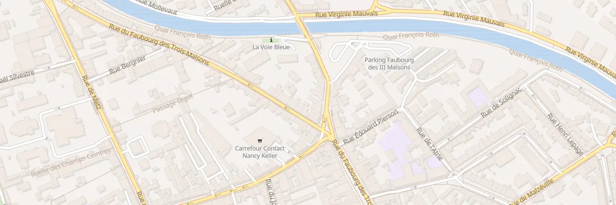 Plan du 95 Rue Charles Keller à Nancy