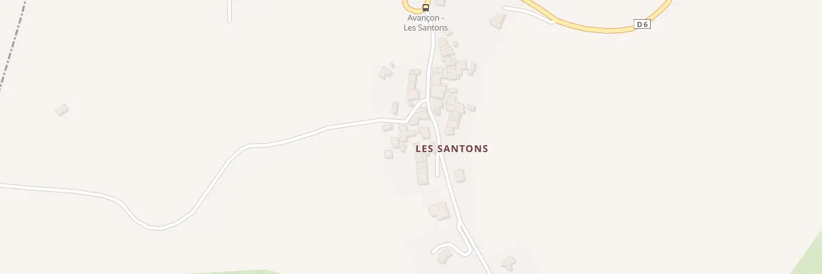 Plan du 5065 Les Santons à Avançon