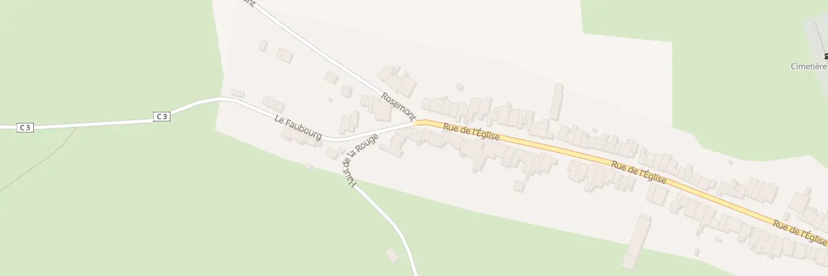 Plan du 89 Rue de l’Eglise à Gruey-lès-Surance
