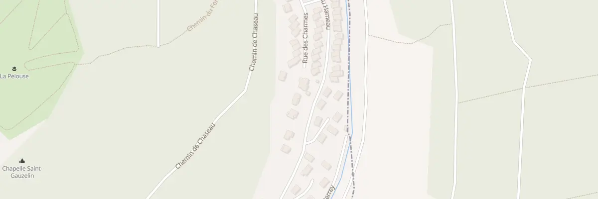 Plan du 38 Rue du Domaine à Bouxières-aux-Dames