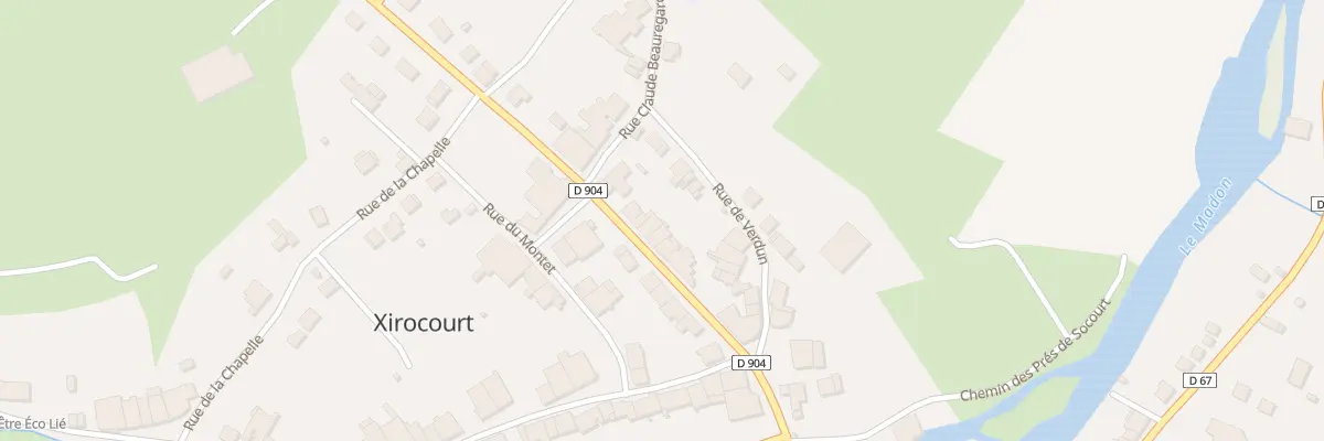 Plan du 20 Rue de Nancy à Xirocourt