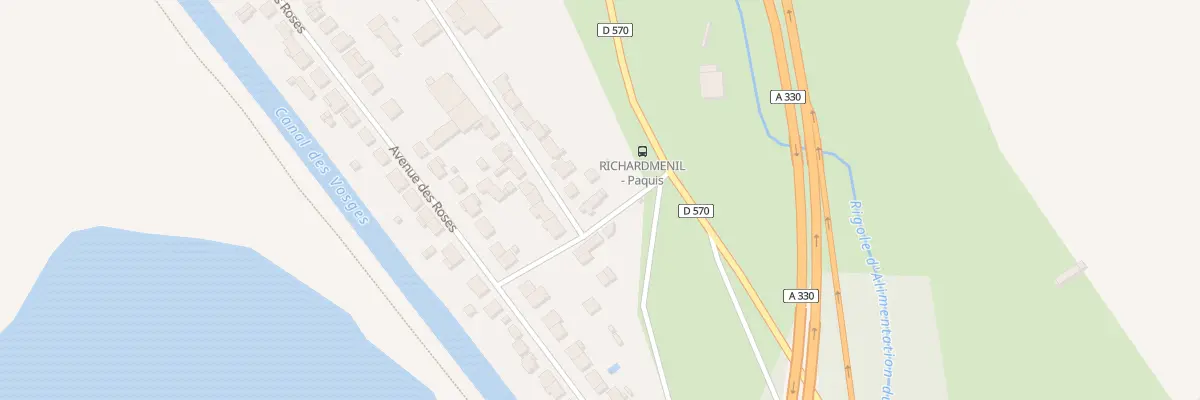 Plan du 3 Rue des Paquis à Richardménil