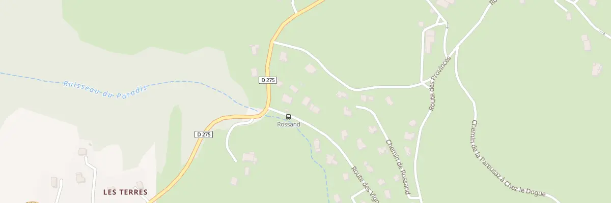 Plan du 2898 Rte des Vignes à Villaz