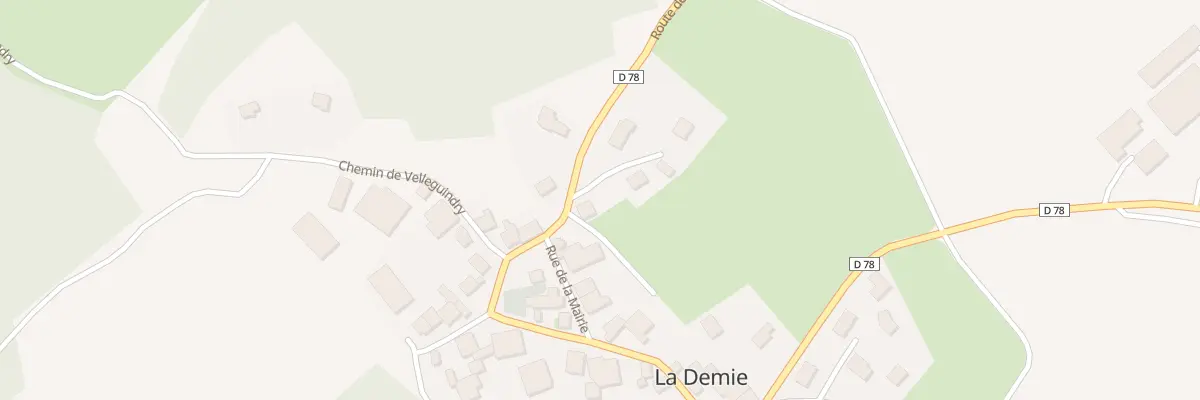 Plan du 5008 Rte de Navenne à La Demie