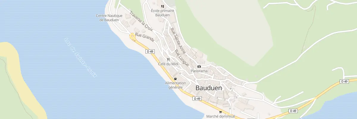 Plan du 5048 Le Village à Bauduen