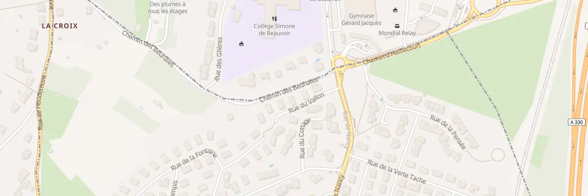 Plan du 6 Rue du Vallon à Houdemont
