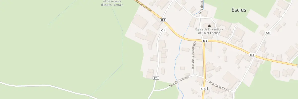 Plan du 3 Rue du Tronchon à Escles