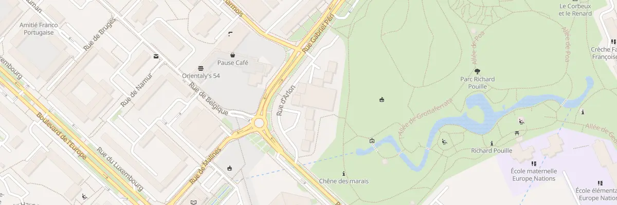 Plan du 5 Rue d’Arlon à Vandœuvre-lès-Nancy