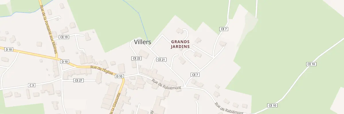 Plan du 37 Rue de Rebapuis à Villers