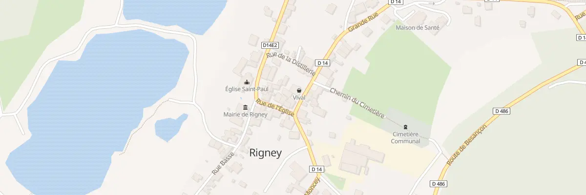 Plan du 23 Gr Grande Rue à Rigney