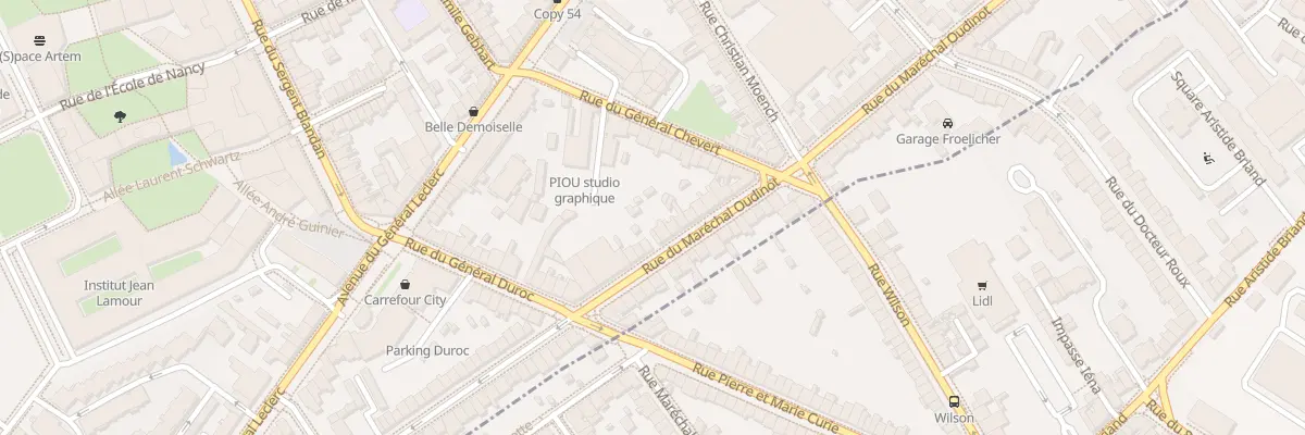 Plan du 146 Rue Maréchal Oudinot à Nancy