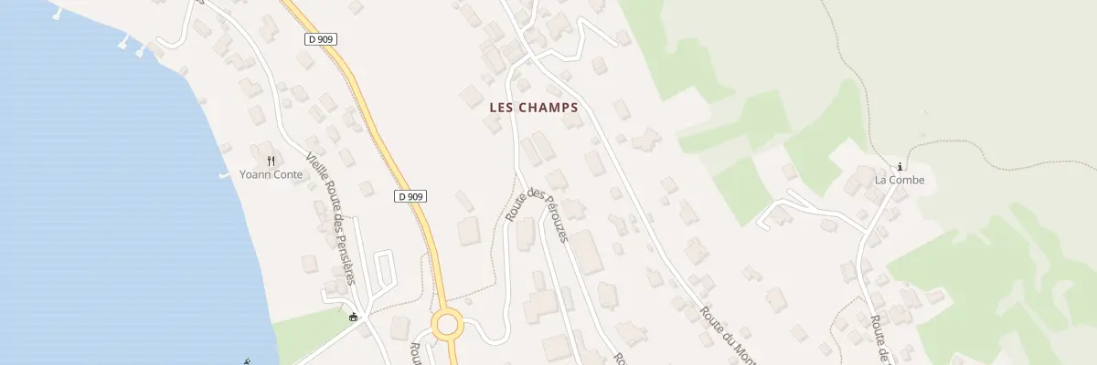 Plan du 1 Rte des Perouzes à Veyrier-du-Lac