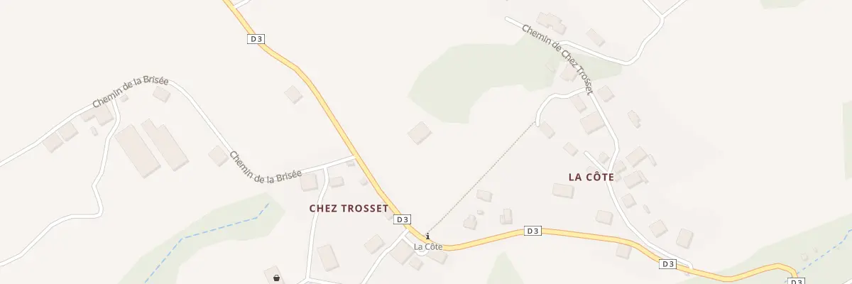 Plan du 536 Rte de la Côte à Menthonnex-en-Bornes