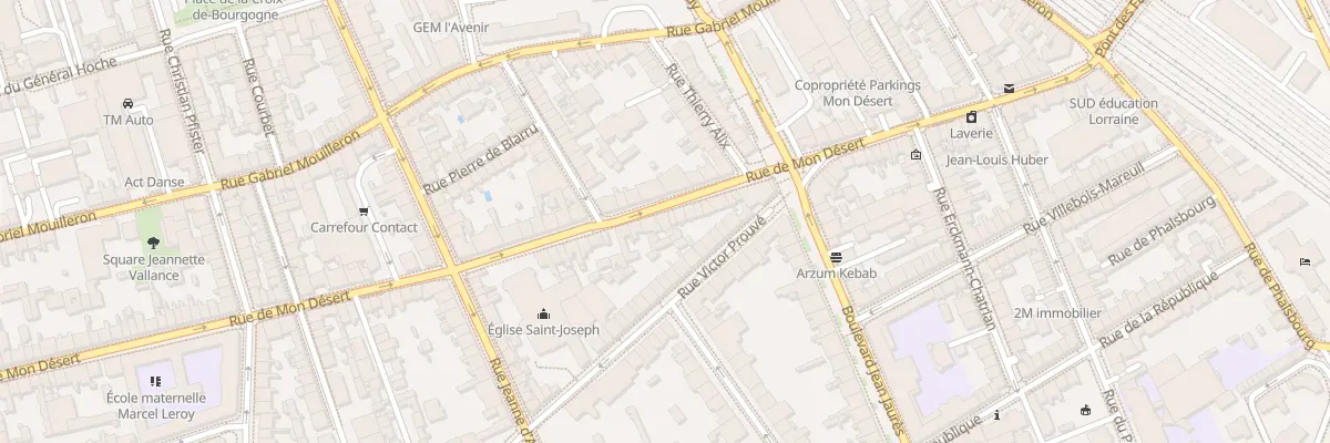 Plan du 51 Rue de Mon Desert à Nancy