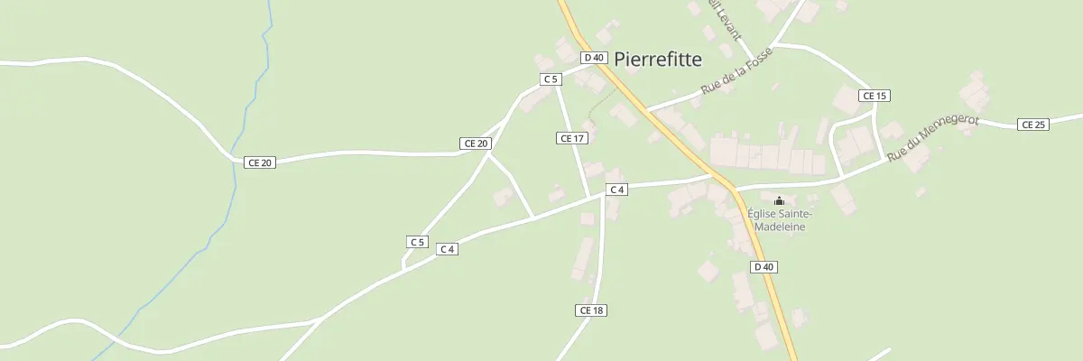 Plan du 132 Rue du Thaon à Pierrefitte