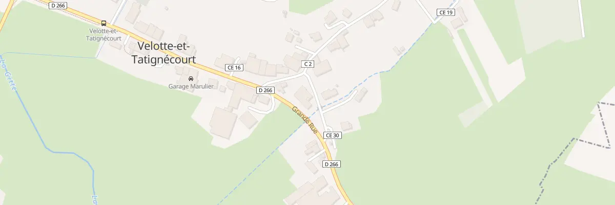 Plan du 2 Rue de Chavillon à Velotte-et-Tatignécourt