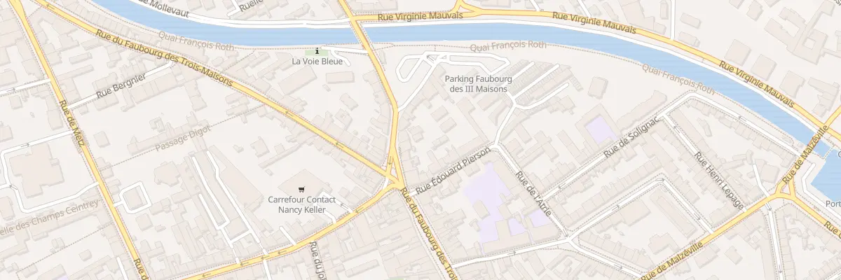 Plan du 92 Rue Charles Keller à Nancy