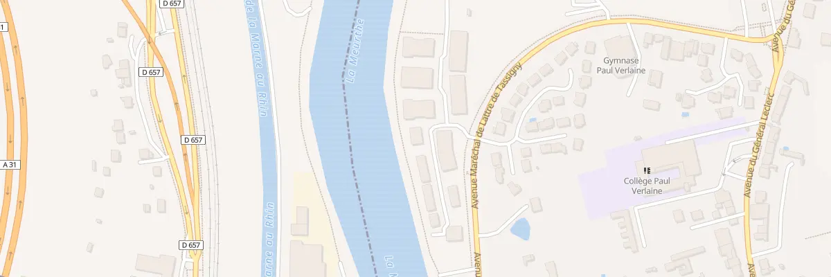 Plan du 23 Rue des Sorbiers à Malzéville