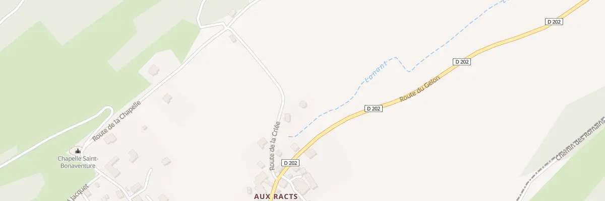 Plan du 5176 Aux Racts à Hauteville