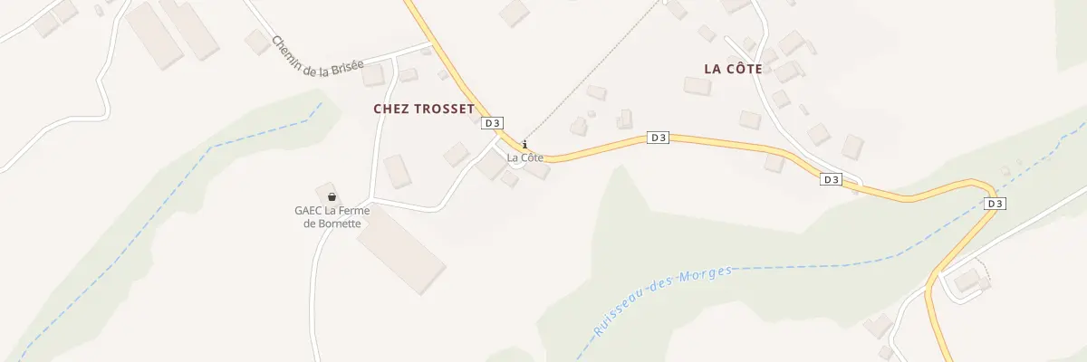 Plan du 393 Rte de la Côte à Menthonnex-en-Bornes