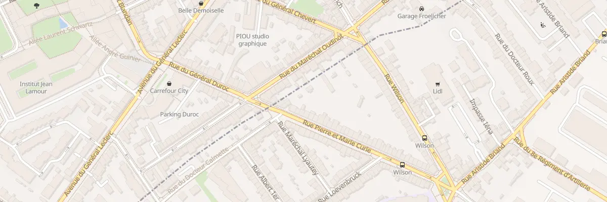 Plan du 7 Rue Pierre et Marie Curie à Vandœuvre-lès-Nancy