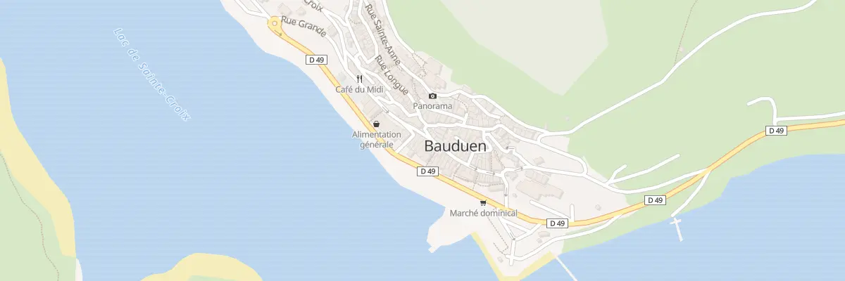 Plan du 5231 Rue Grande à Bauduen