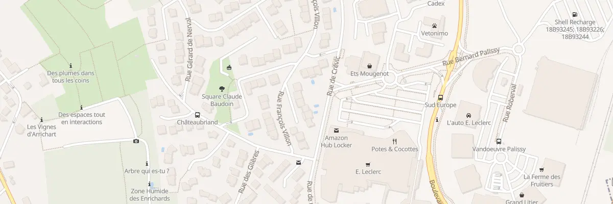 Plan du 3 Sq du Ht de Penoy à Vandœuvre-lès-Nancy