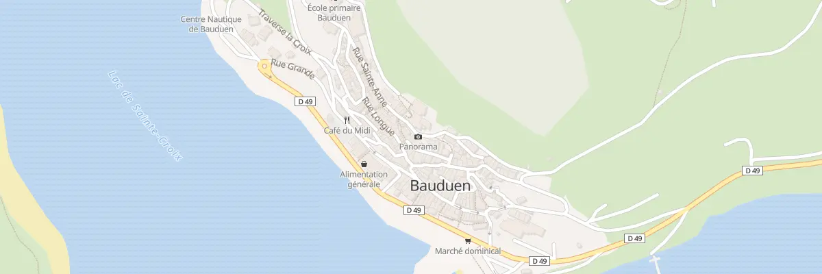 Plan du 5059 Rue du Coulet à Bauduen