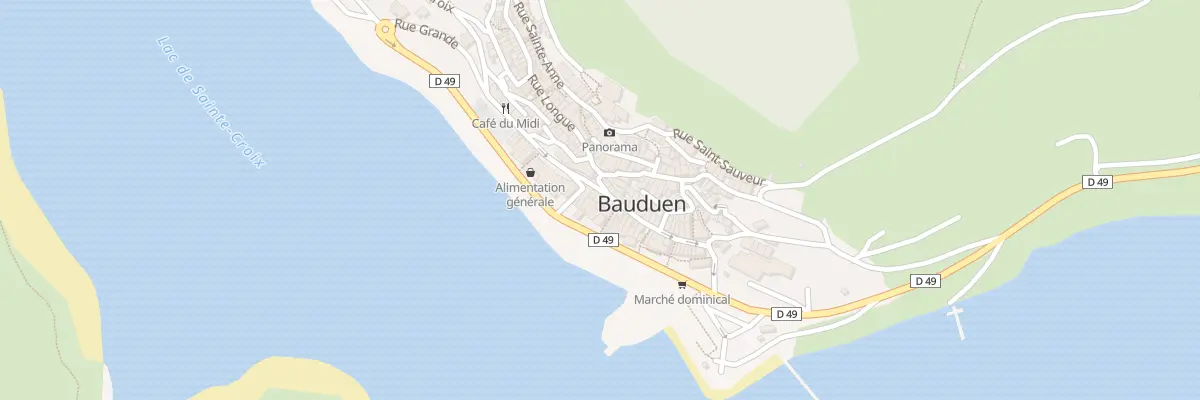 Plan du 5147 Rue Grande à Bauduen