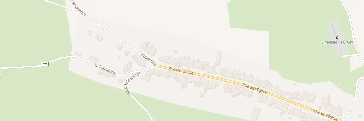 Plan du 90 Rue de l’Eglise à Gruey-lès-Surance