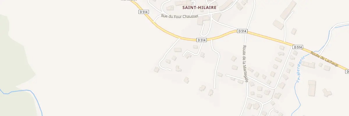 Plan du 100 Che des Faysses à Ancelle