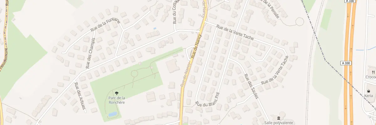 Plan du 18 Rue de Nancy à Houdemont