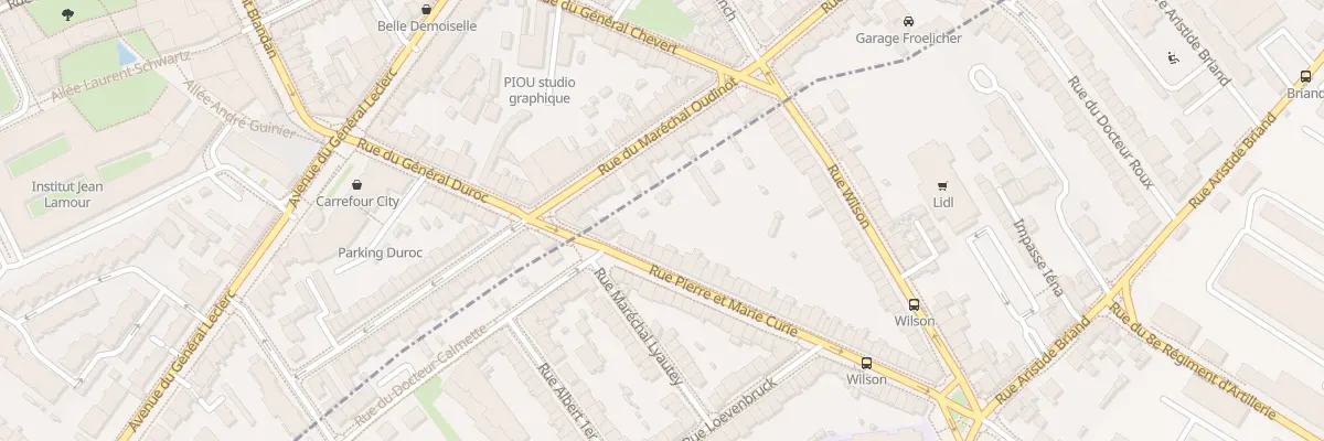 Plan du 9 Rue Pierre et Marie Curie à Vandœuvre-lès-Nancy