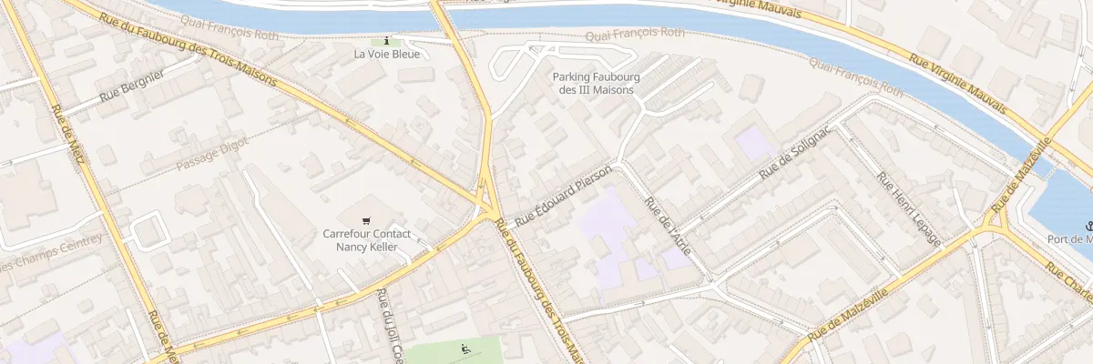 Plan du 28 Rue Edouard Pierson à Nancy