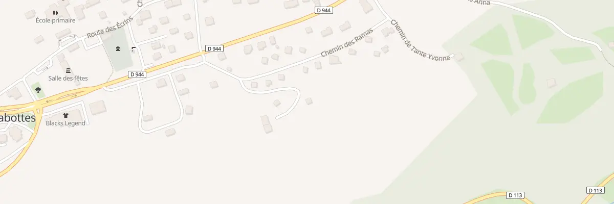 Plan du 5506 Le Tomas à Chabottes
