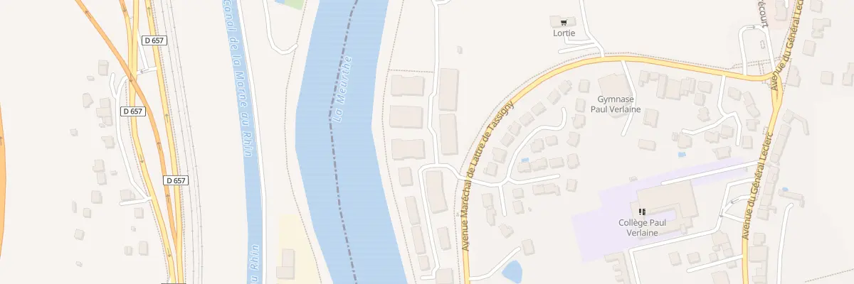 Plan du 25 Rue des Sorbiers à Malzéville