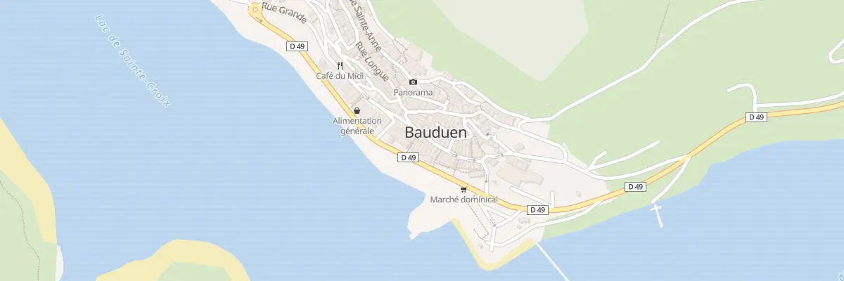 Plan du 5141 Rue Grande à Bauduen