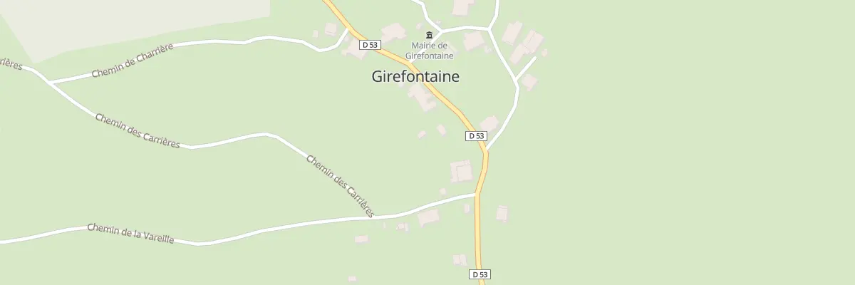 Plan du 5016 Le Village à Girefontaine