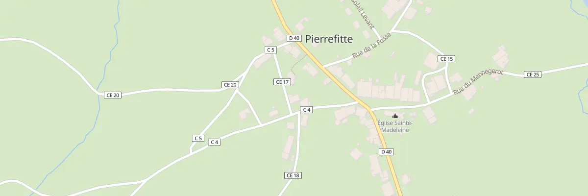 Plan du 100 Rue du Thaon à Pierrefitte
