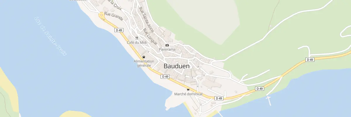 Plan du 5103 Rue du Grand Four à Bauduen
