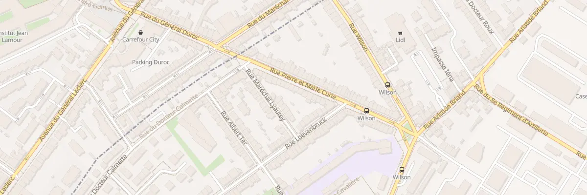 Plan du 20 Rue Pierre et Marie Curie à Vandœuvre-lès-Nancy