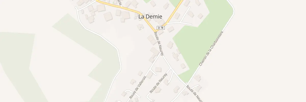 Plan du 6 Rte de Neurey à La Demie