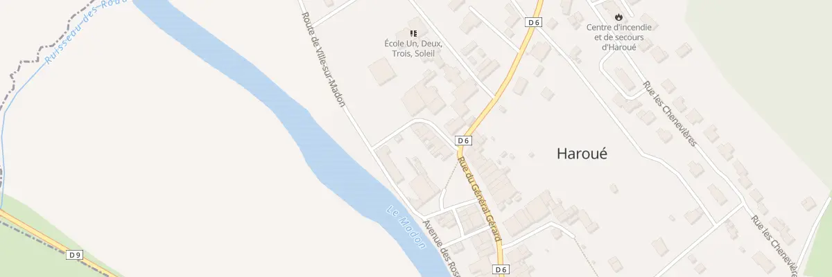 Plan du 8 Rue Général Pouget à Haroué