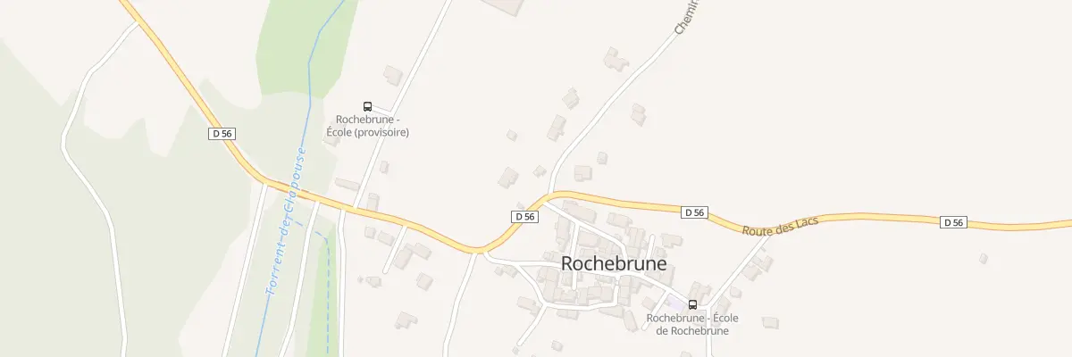 Plan du 5075 Les Vergers à Rochebrune
