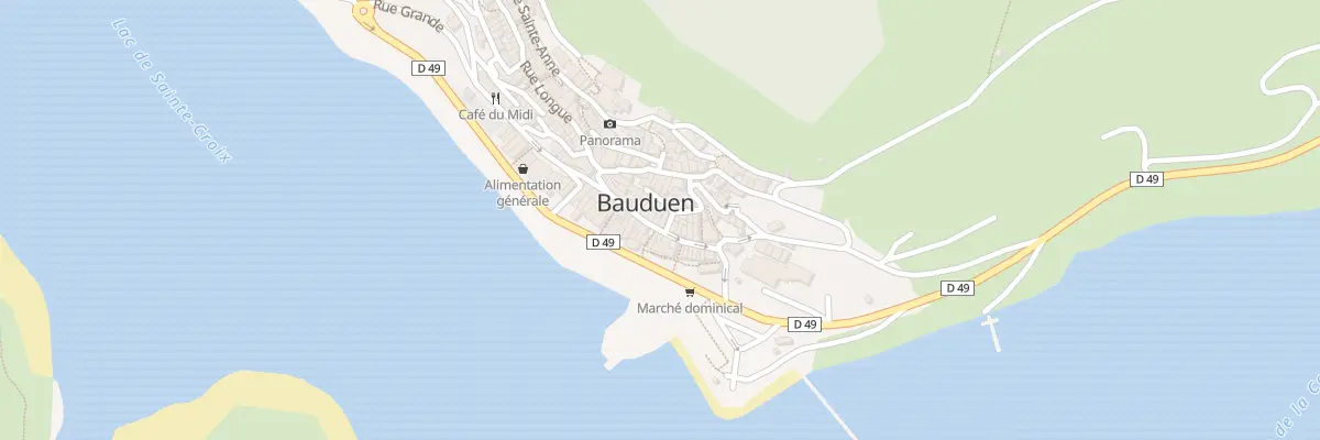 Plan du 5085 Rue Grande à Bauduen