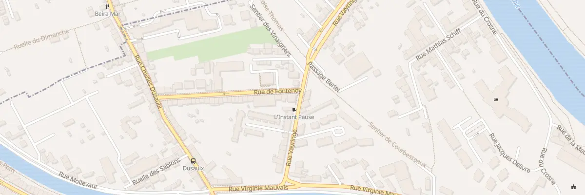 Plan du 1 Rue de Fontenoy à Nancy