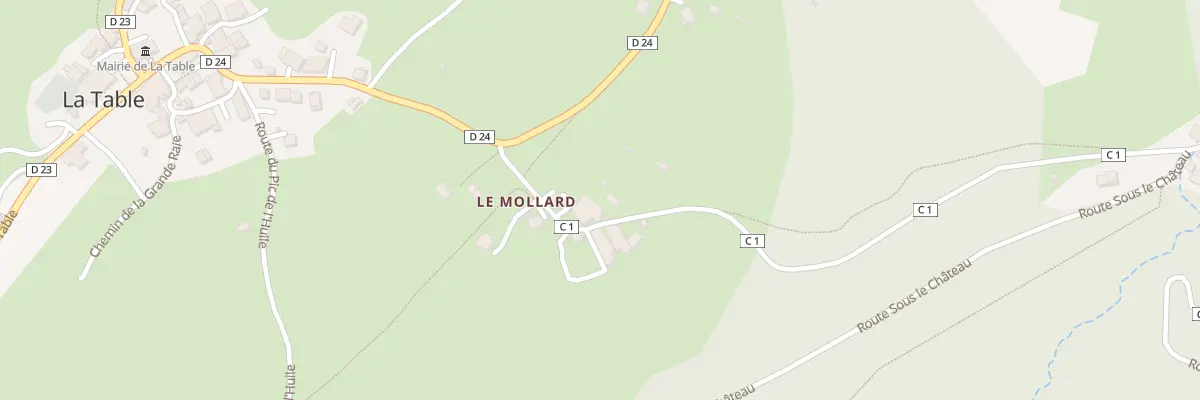 Plan du 75C Rte de la Tovire à La Table
