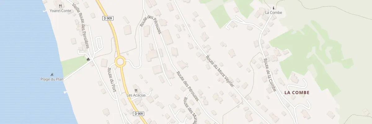 Plan du 9 Rte des Perouzes à Veyrier-du-Lac