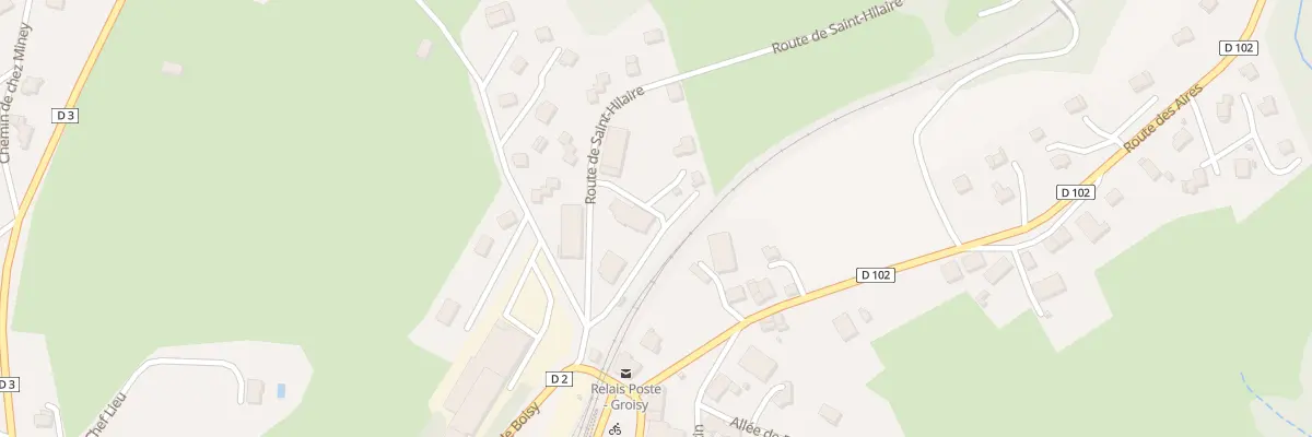 Plan du 130 Rte de Saint-hilaire à Groisy