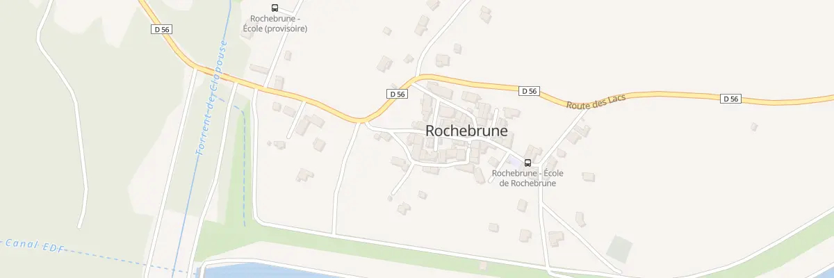Plan du 71 Rue du Milieu à Rochebrune